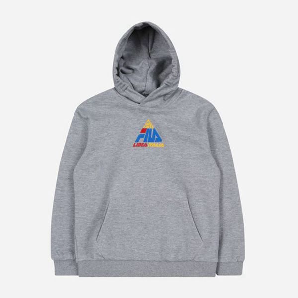 Fila Triangle L/S Boy's Hoodies - Grey,NZ 349-43190